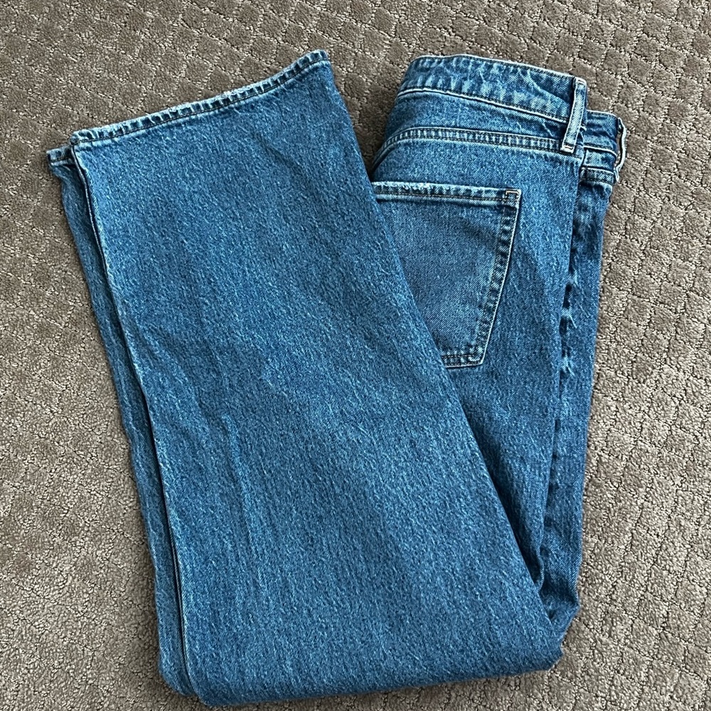 old navy wide leg jeans in size 6
